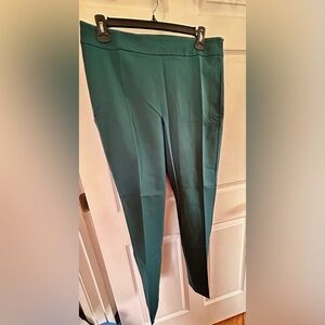 Talbots Chatham ankle pants in teal w/side zip & slim leg. Sz 14 NWT $10